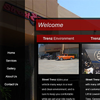 Street Trenz: Website for truck and car styling.